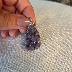 Amethyst Druze Pendant